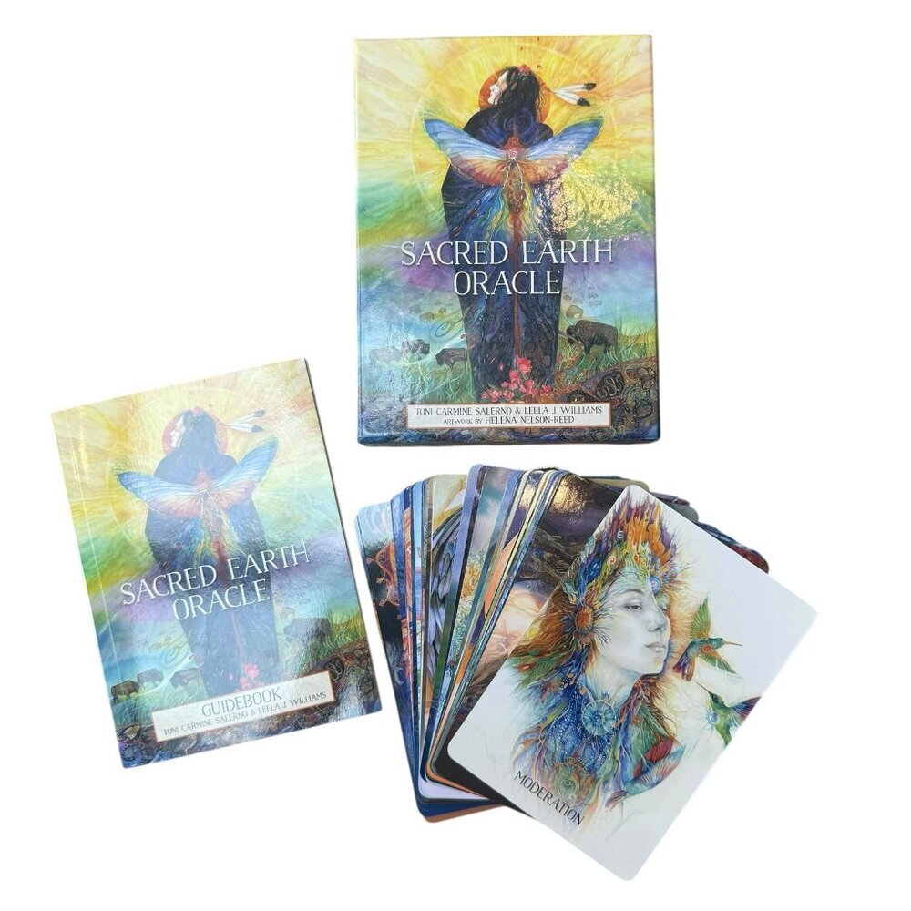 Sacred Earth Oracle Timeless Vision Set 45 Cards Guidebook